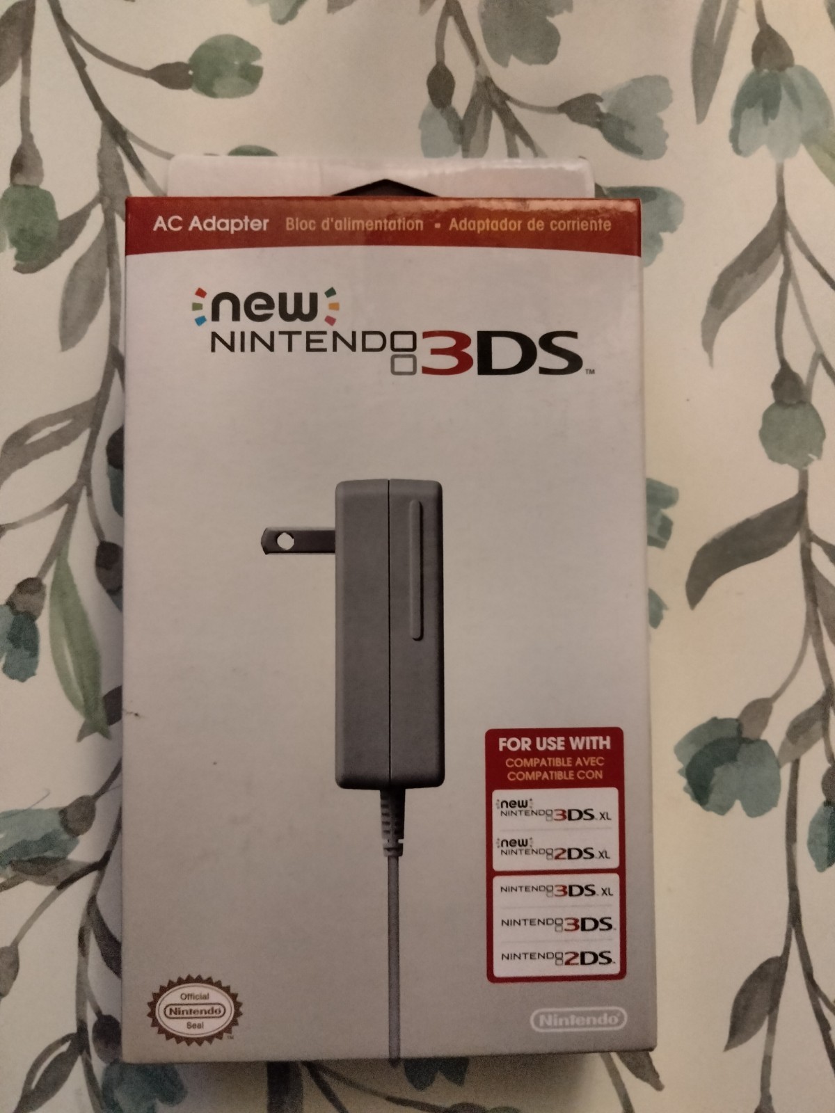 New Nintendo 3DS OFFICIAL AC Adapter
