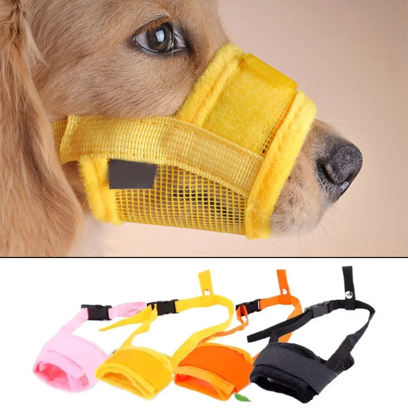 Small Medium Large Dogs Anti-biting Pet Supplies Anti Barking Dog Muzzle for.