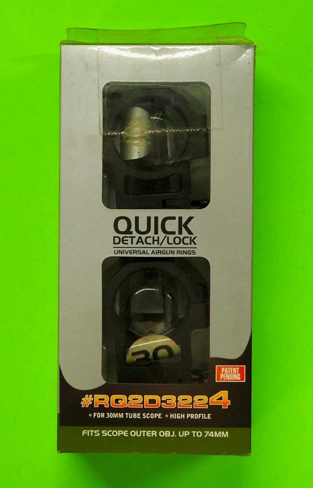 UTG Quick-Detach/Lock Universal Airgun Rings-(RQ2D3224)(2 pcs)