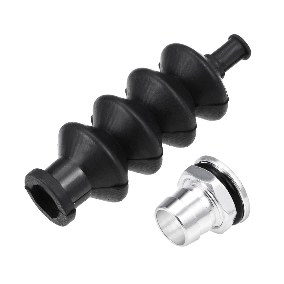 Waterproof Push Rod Rubber Seals, with Aluminum Mount, L50mm for RC Boat 2 Sets