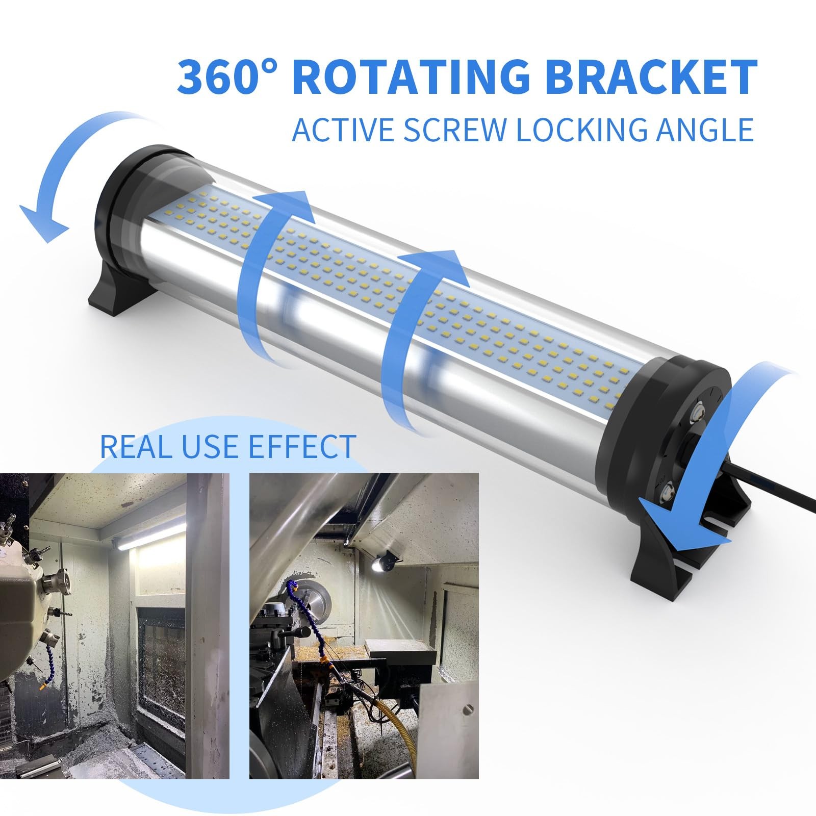 30W 6500k IP66 Explosion Proof LED Machine Work Tube Light 3000 lm Industrial...