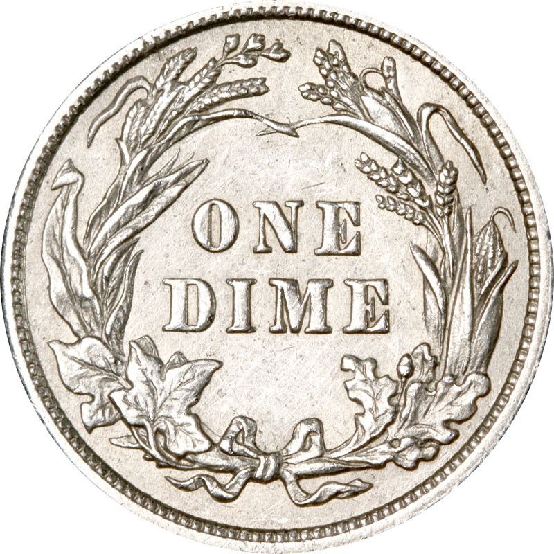 1907-P Barber Dime