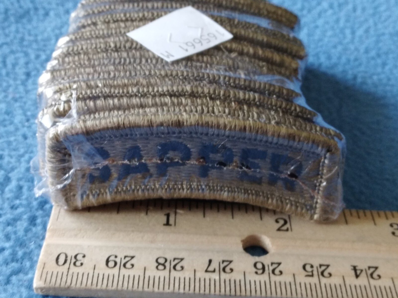 BUNDLE OF 20 - US MILITARY OCP SAPPER TABS - HOOK BACKS - NEW