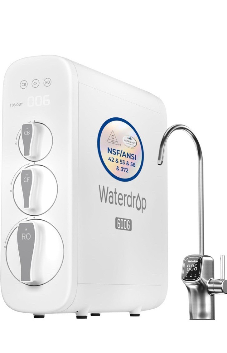 Waterdrop G3 Tankless Reverse Osmosis System NSF Certified Water Filter System
