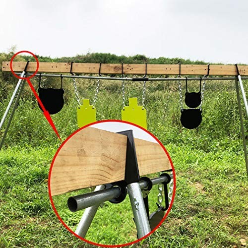 Heavy-Duty AR500 2x4 & Pipe Target Stand Bracket Kit | Target Hanger Holder Part