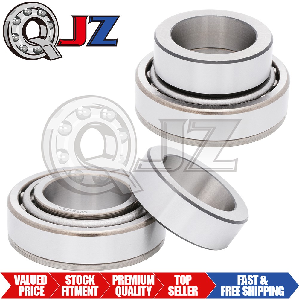 [2-Pack] U298/U261L Tapered Roller Bearing w/ Lock Collar 1.38" x 2.56" x 0.71"