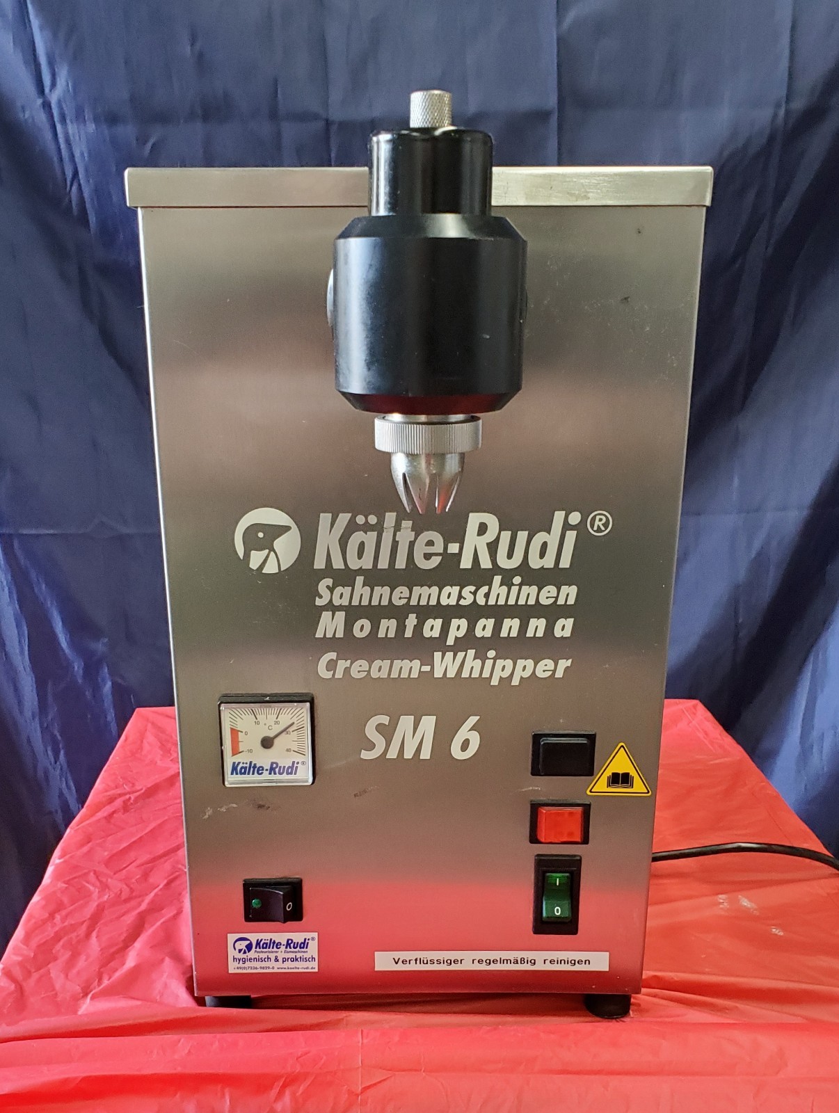 KALTE RUDI Whipped Cream Machine Carpigiani Mussana Technogel Taylor Ice Cream