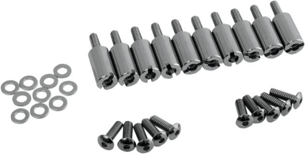 Drag Specialties Ignition Circuit Breaker Cover Studs #32601-80/32606-82 10-Pack