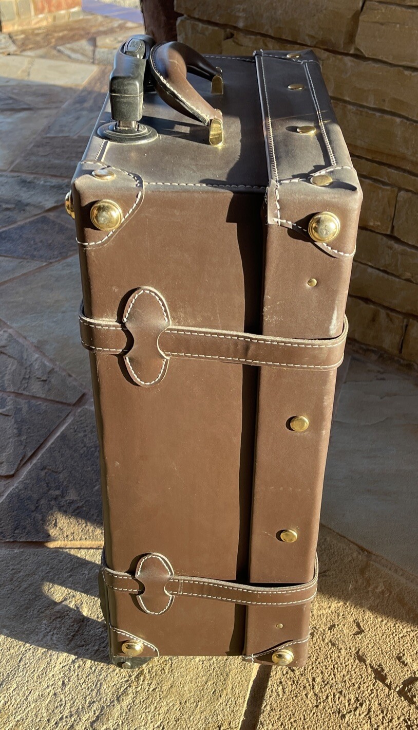 Chatterbox Trunk Set for Scrapbooking Scrapbook Brown Luggage Leather