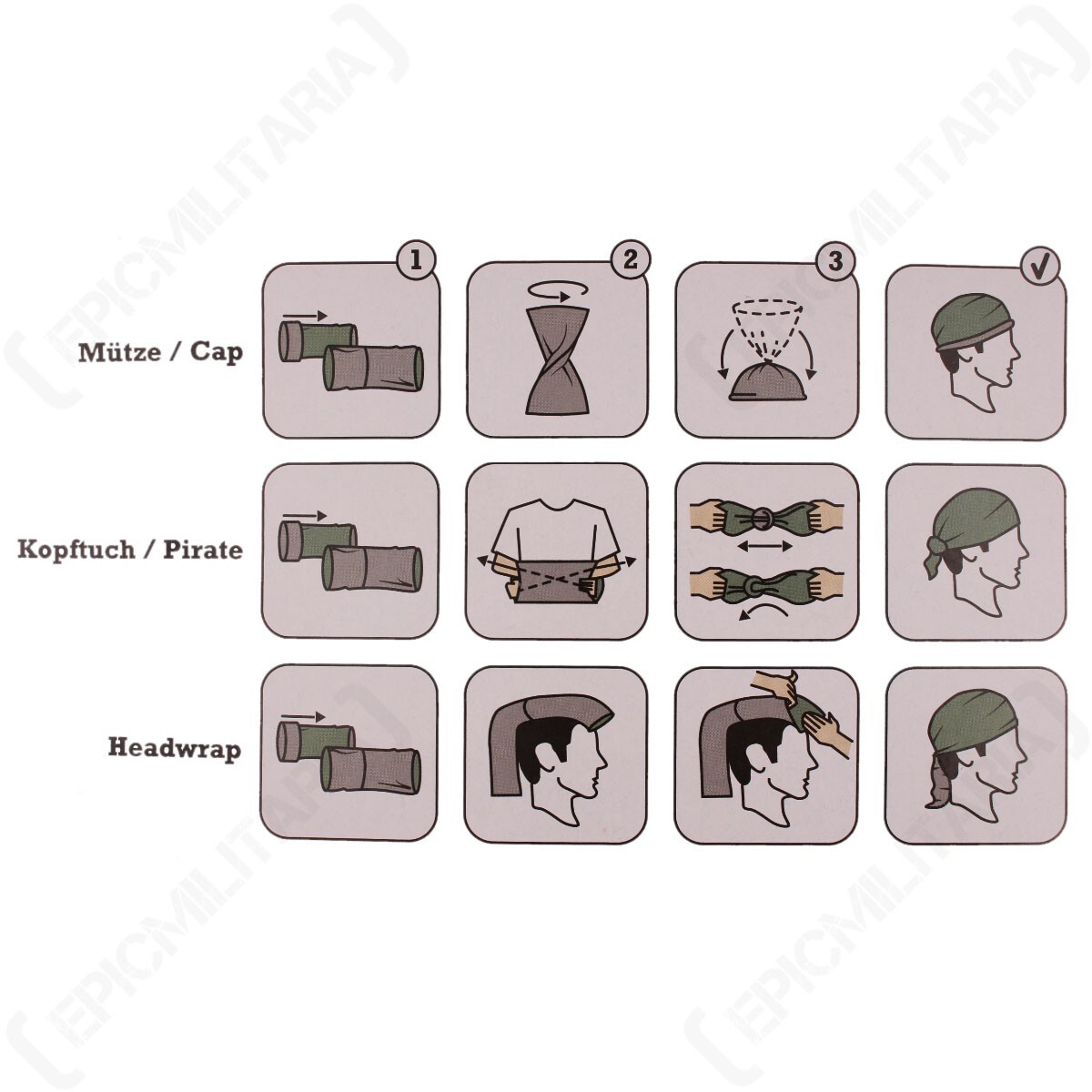 Coyote– Multipurpose Headgear – One Size Fits All