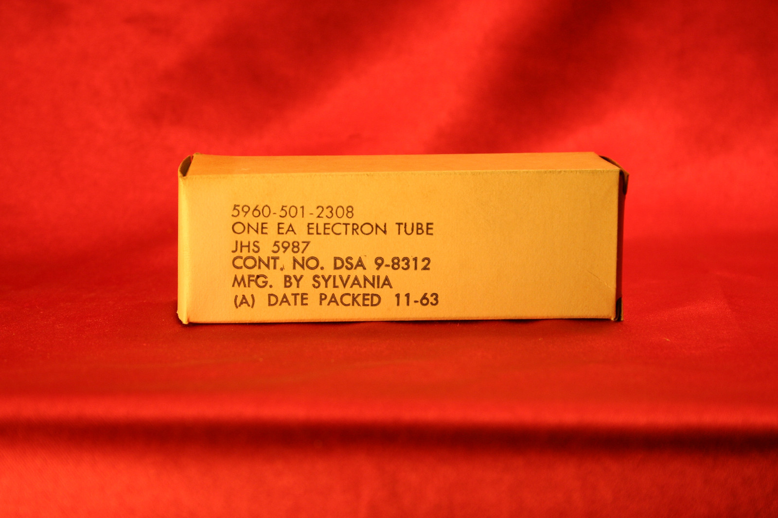 Sylvania 5987 NOS tubes - Submini tubes NIB. Matched Quad