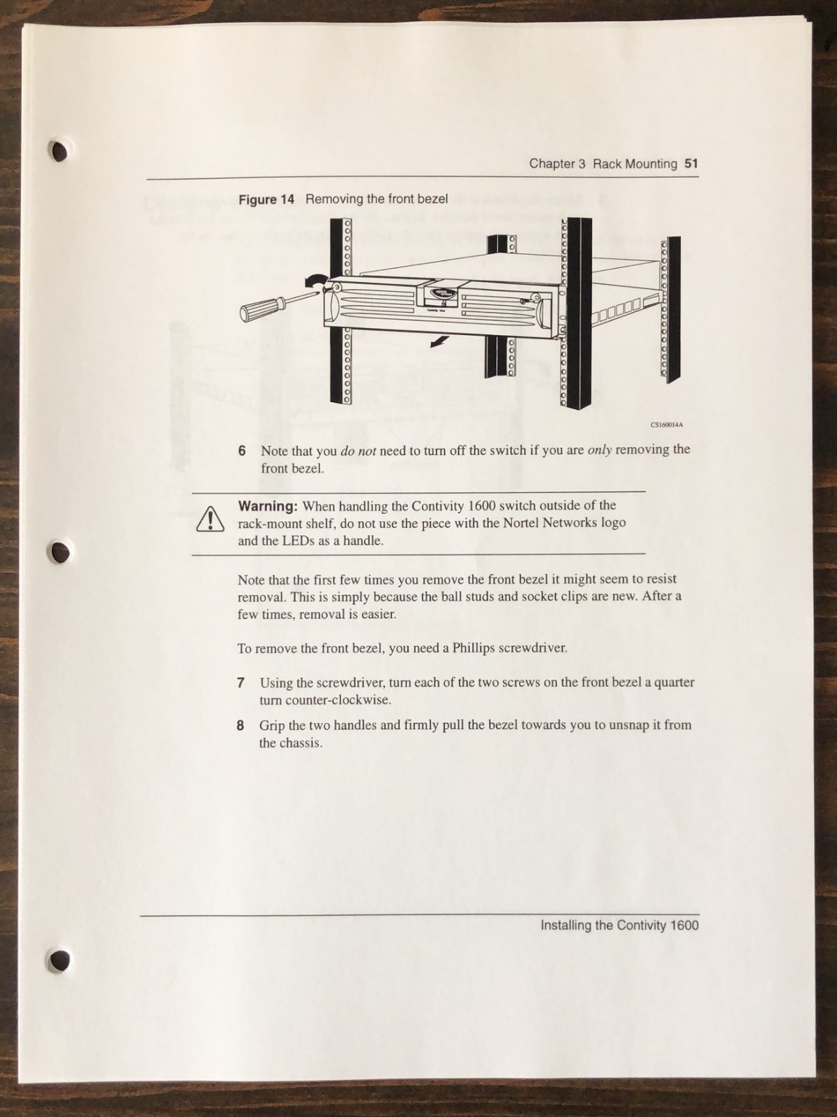 Nortel Networks - Installing The Contivity 1600 (2001)