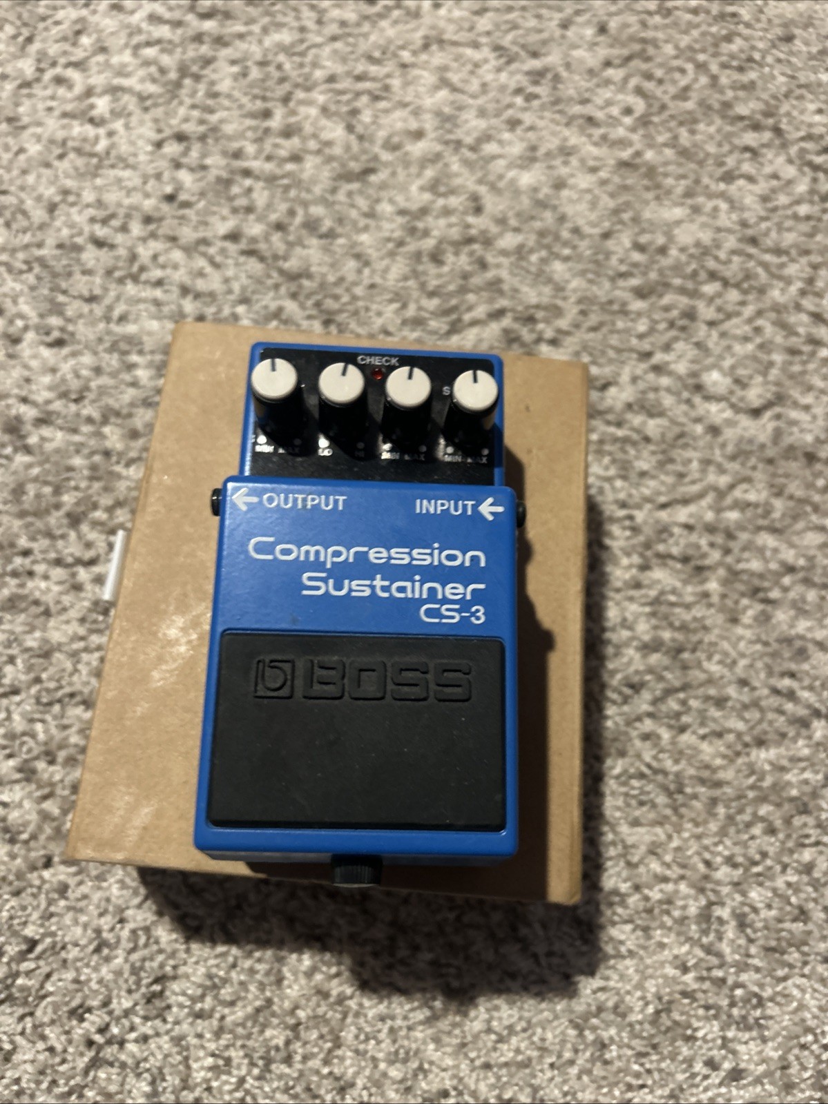 Boss CS-3 Compression Sustainer Analog Effects Pedal for Electric Guitar