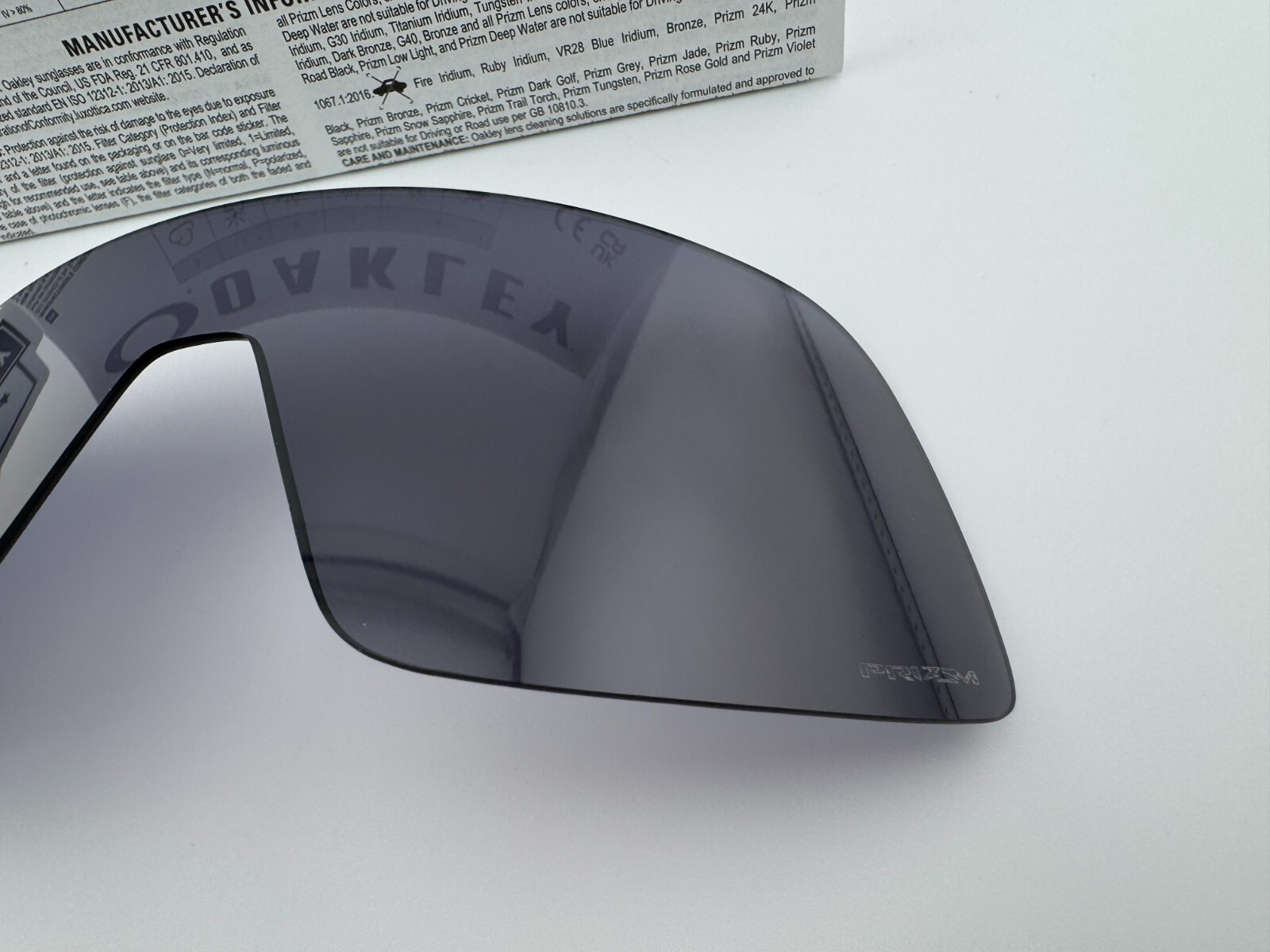OAKLEY SUTRO PRIZM GREY SUNGLASSES LENS AUTHENTIC REPLACEMENT OEM OO9406 SHIELD