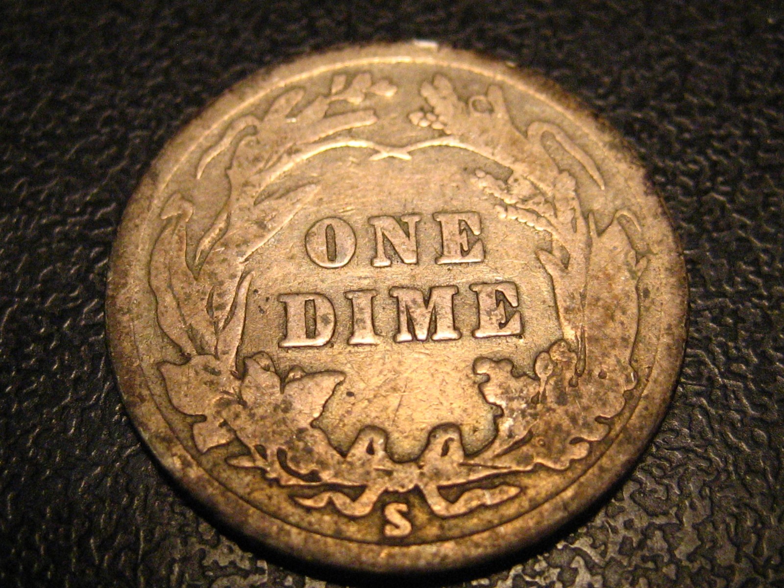 1914-S 90% Silver Barber Dime Good #1