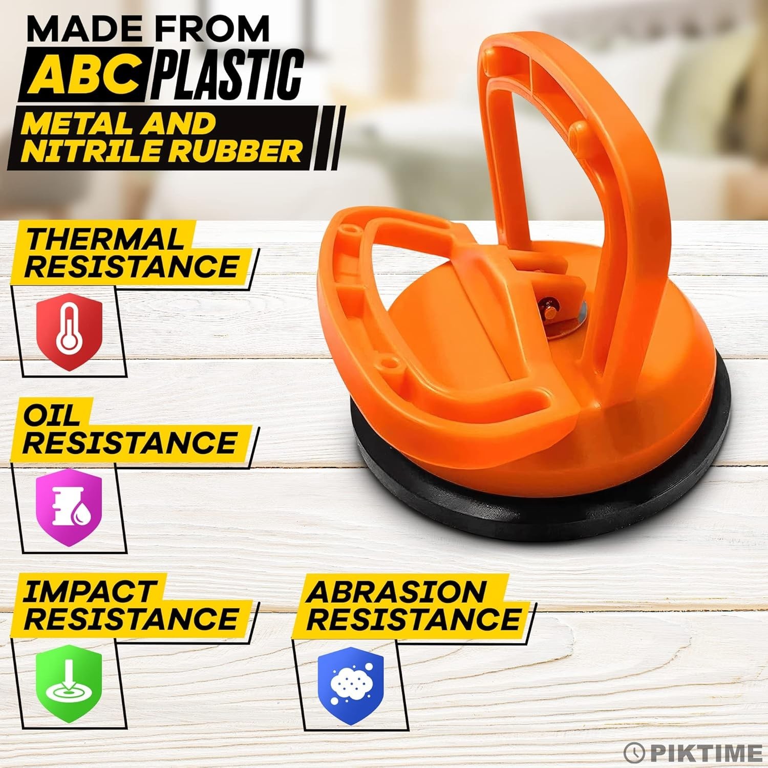 3-Piece Car Dent Puller Kit with 172lbs Suction Power - Durable DIY Solution