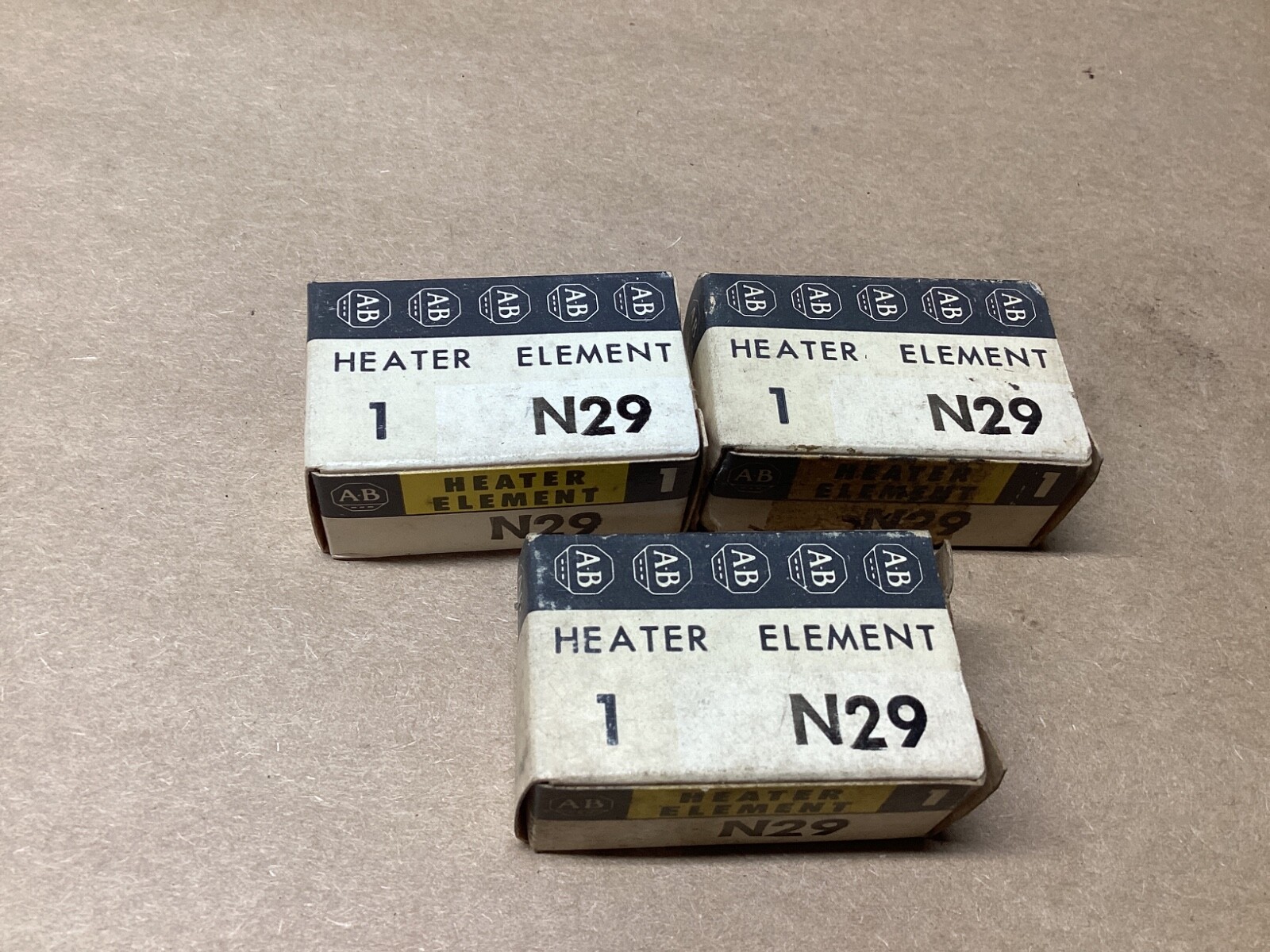 LOT OF 3 Allen Bradley Thermal Overload Relay N29  #107L149*CO