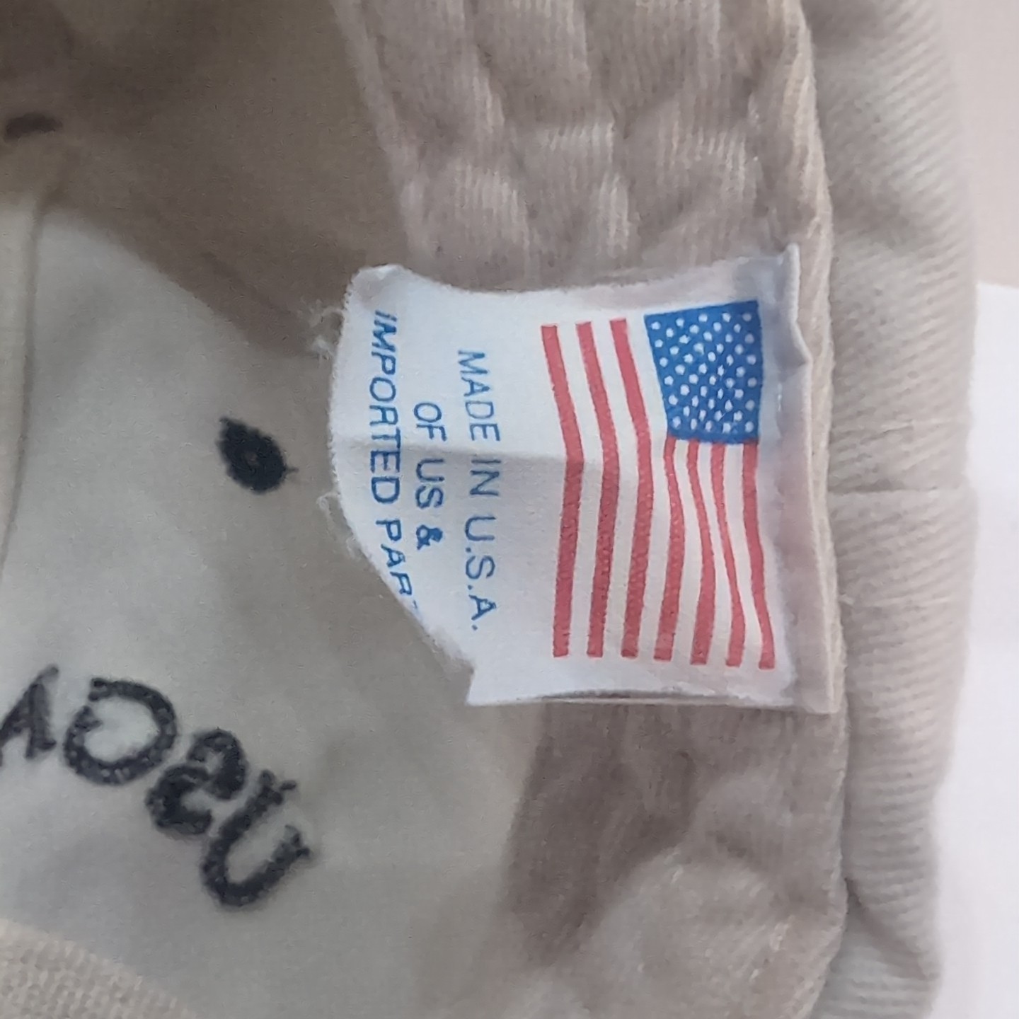 US Open Golf Hat Cap 2002 Bethpage Black Strap Back Khaki USGA Member Hat Ex Con