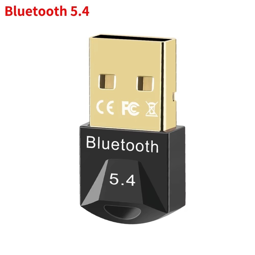 USB Bluetooth 5.4 Adapter for PC Laptop Wireless Dongle Receiver Transmitter Mou