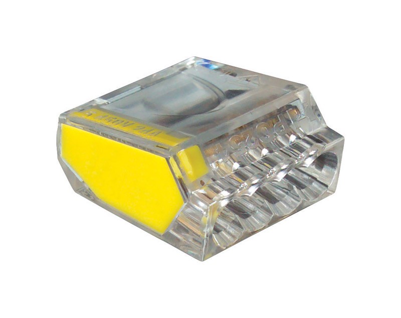 Gardner Bender PushGard 22-12 Ga. Copper Wire Wire Connector Yellow 10 pc