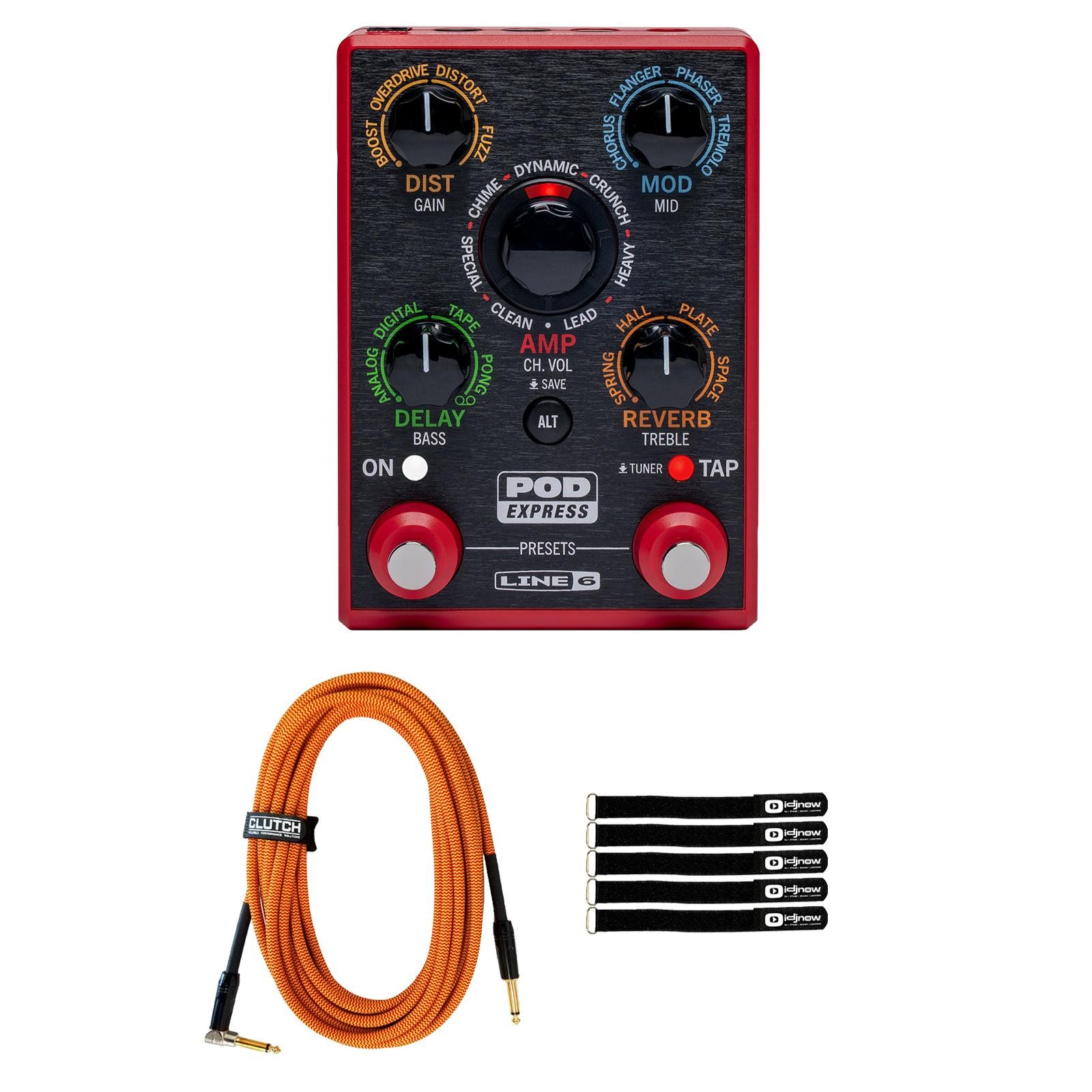 Line 6 POD Express Guitar Amp & Effects Processor with Cable Package