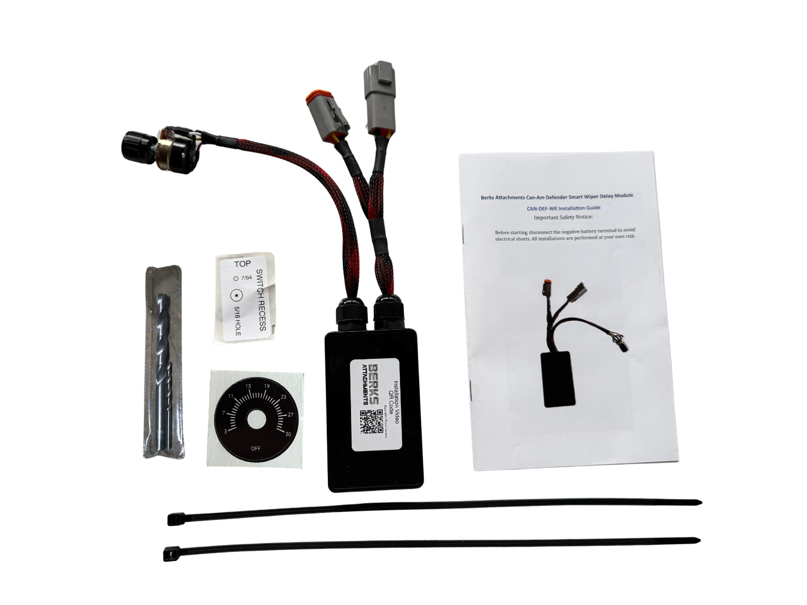 Plug & Play Wiper Delay Kit for Can-Am Defender (2016+) | 3–30 Sec Adjustable