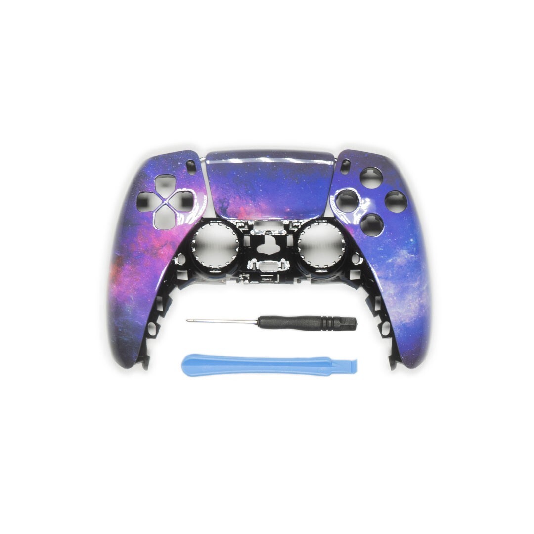 PS5 Controller Faceplate Front Shell Touchpad Color Design Replacement Parts DIY