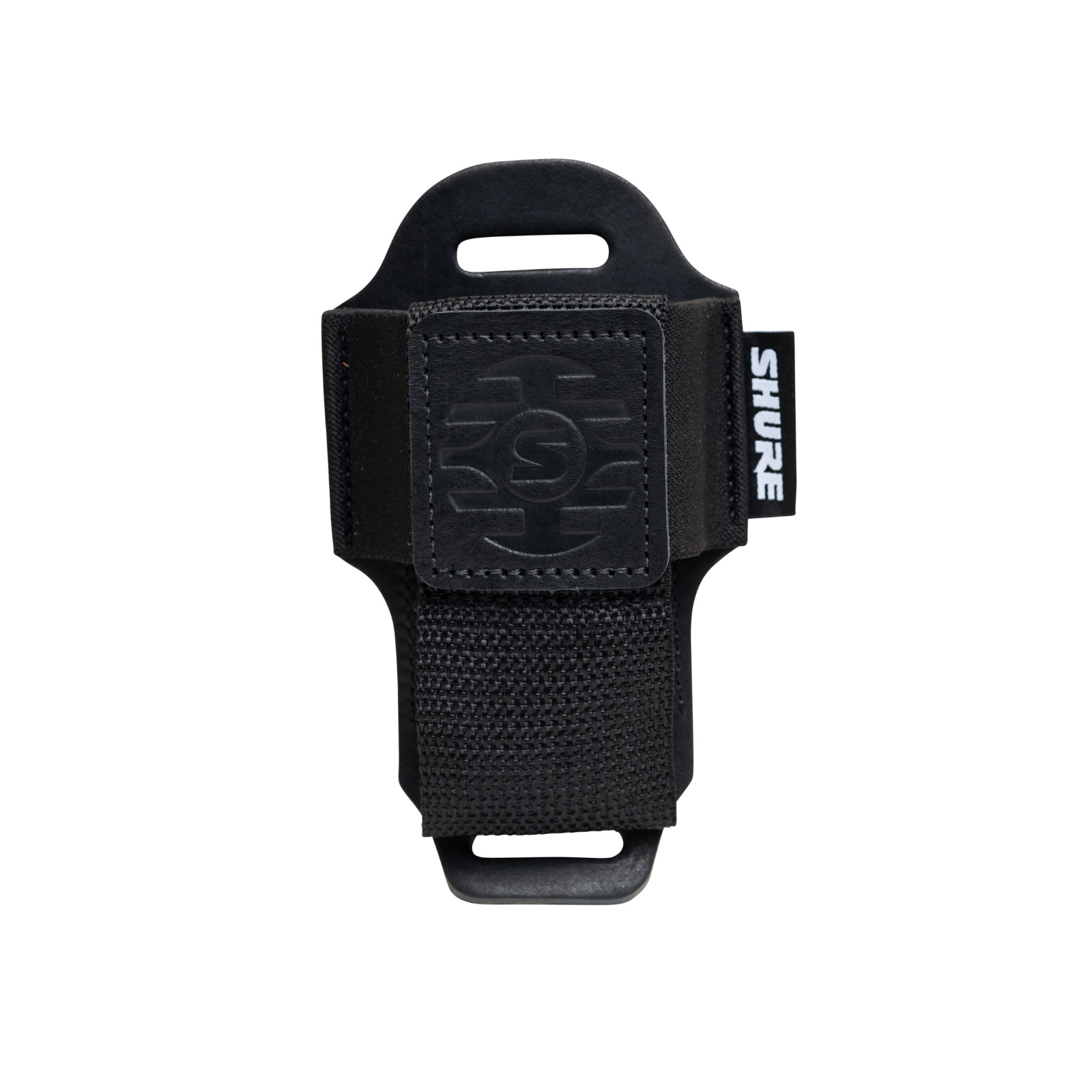 Shure by Gator Premium Black Leather Wireless Bodypack Transmitter Pouch