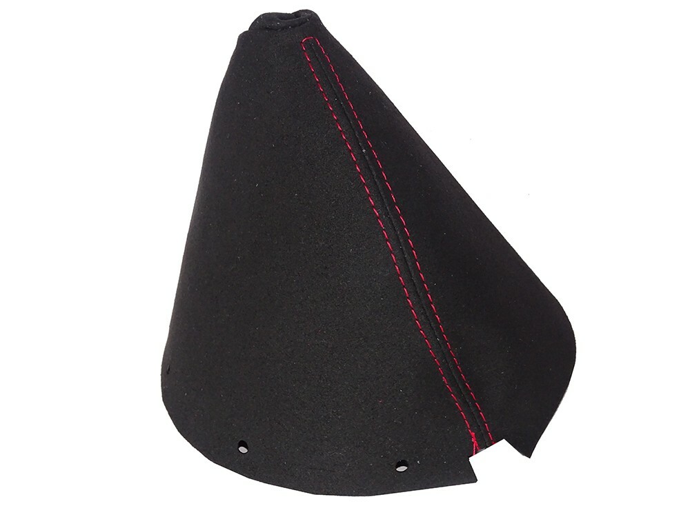 Gear Boot For Nissan 350Z 2002-2009 Suede Red Stitching