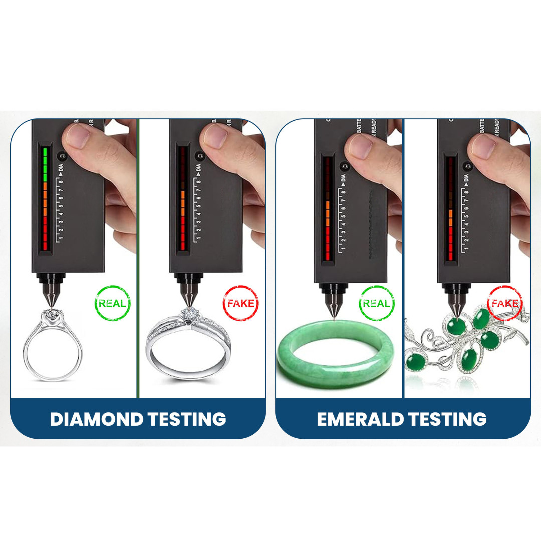 Gold Silver Diamond Tester Selector Gemstone Testing Kit Digital Electronic Tool