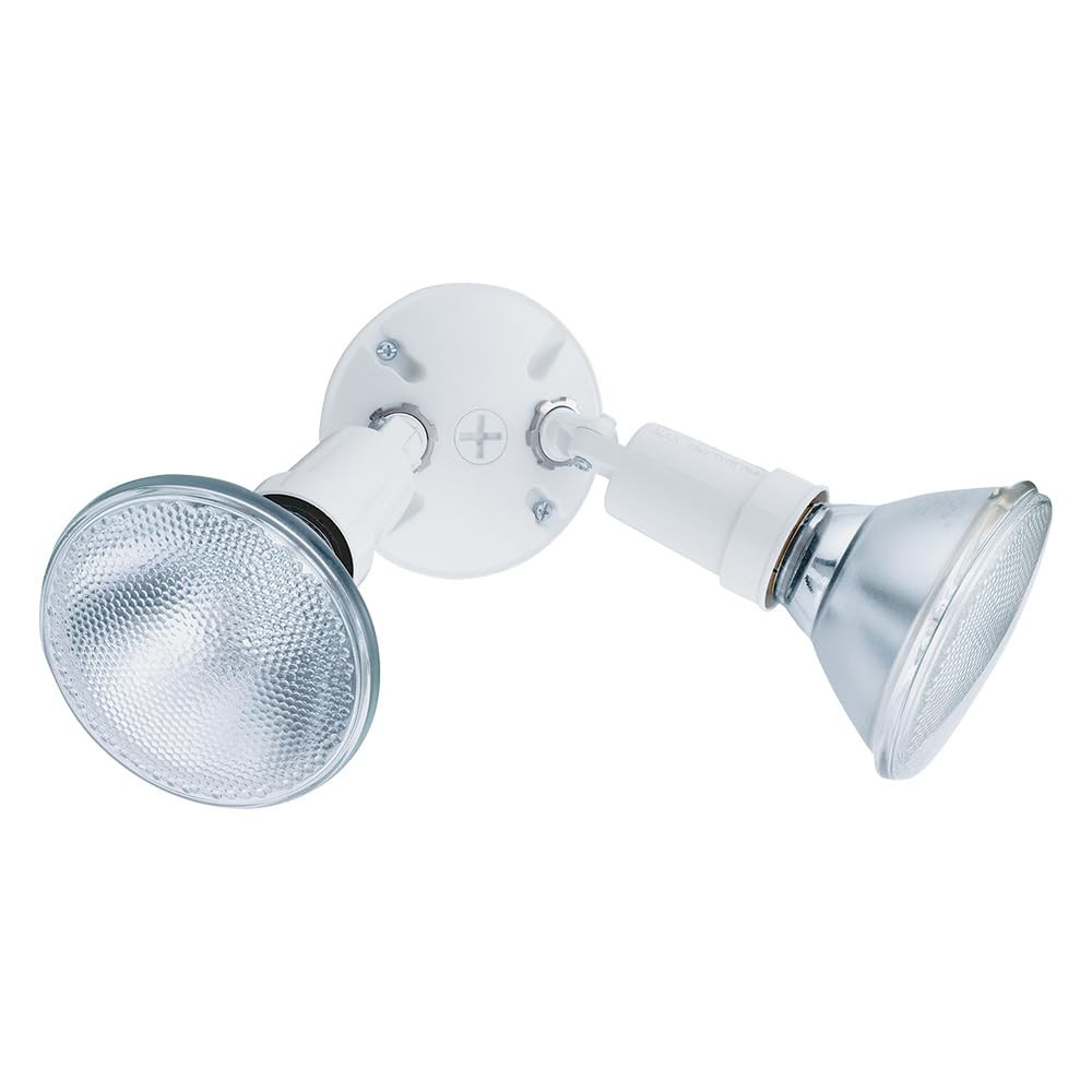 Lithonia Lighting Adjustable Twin Par Flood Light 1 Count (Pack of 1), White