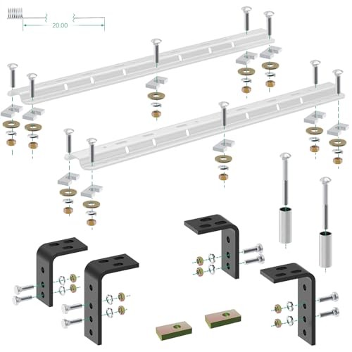 Universal Installation Kit w/Hardware and Brackets Compatible with 5th Wheel