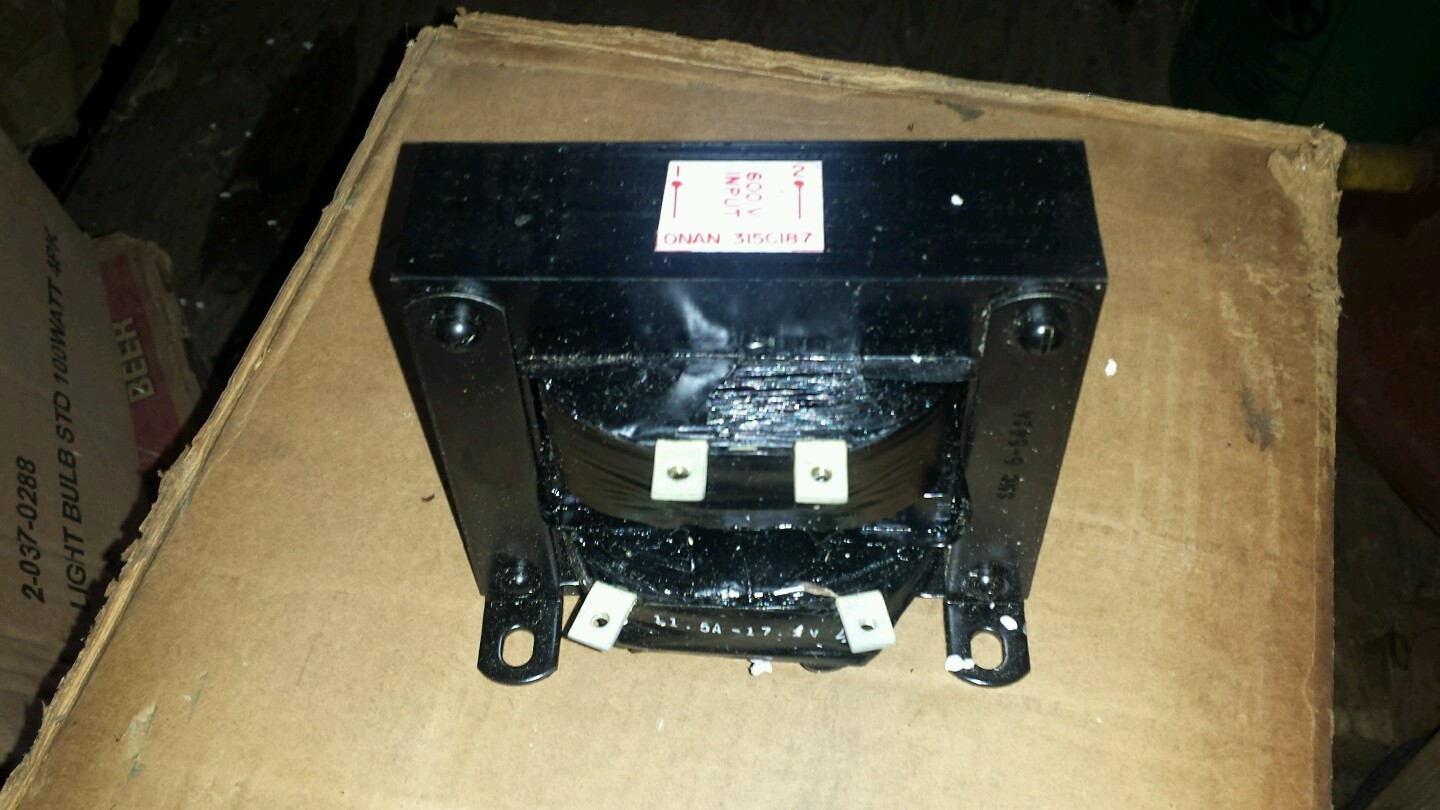 315-0187 TRANSFORMER ONAN 315-0187 SNC MFG 6-8414  NOS OBO