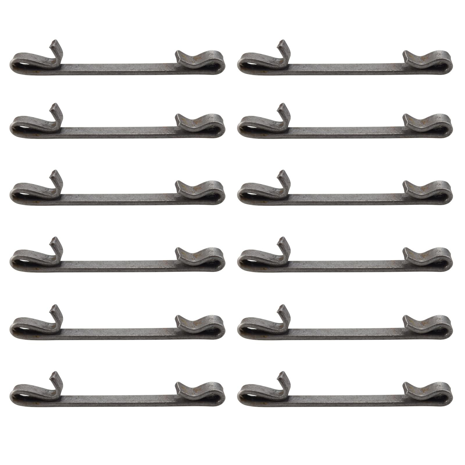 12 Pcs Early 2'' Double Loop Style Tool Box Drawer Slide Retaining Keeper Clips