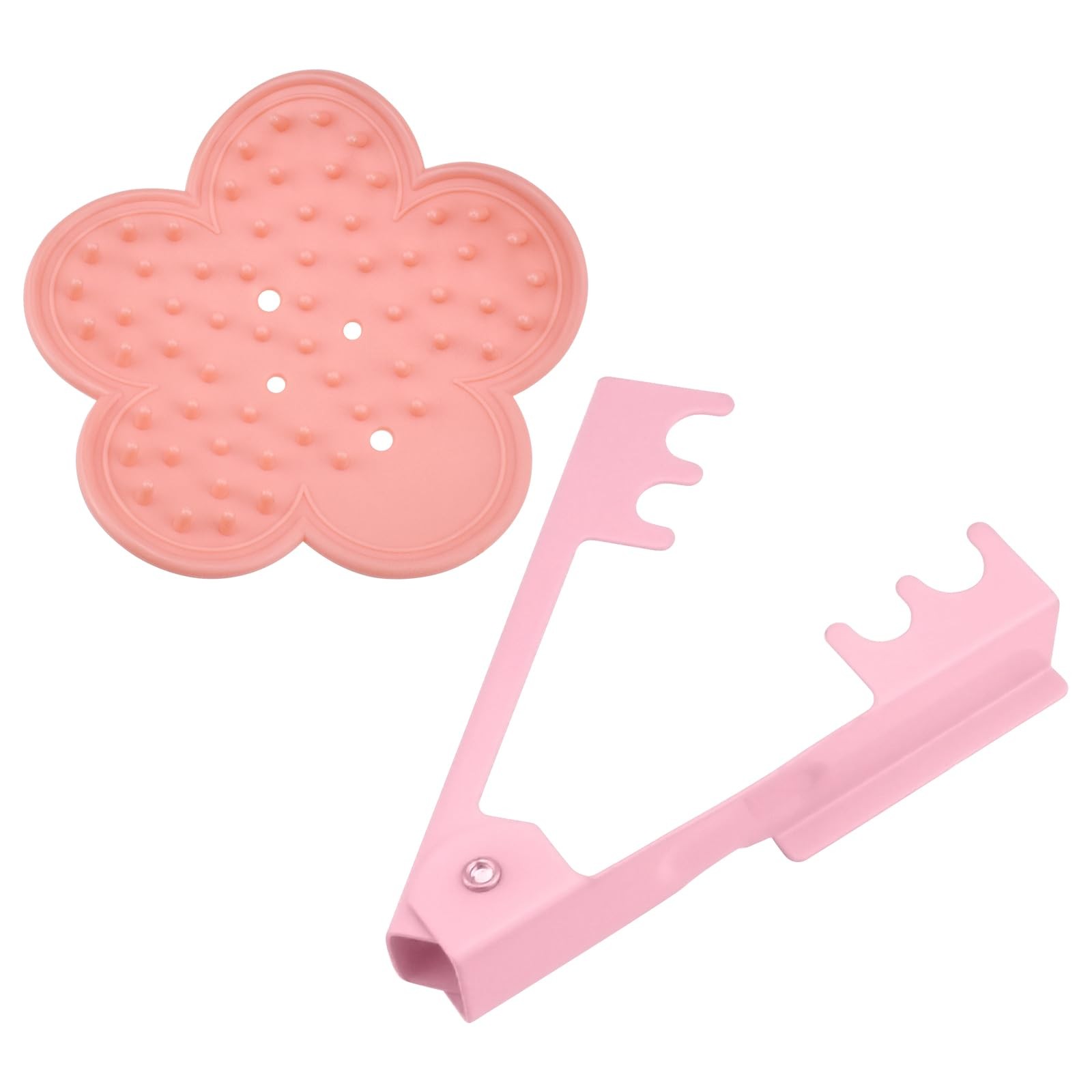 UBANU Rose Stem Leaf Thorn Stripper Pink Soft Glue and Steel