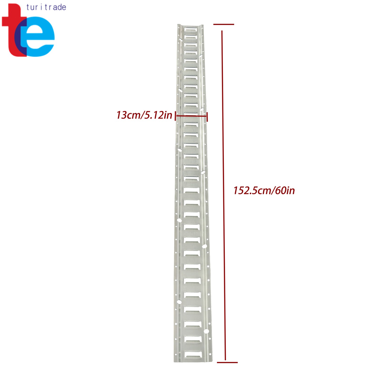 E Track Rail Tie-Down Kit 24PCS Set Etrack Kit 5' Rails End Caps & O Ring Anchor