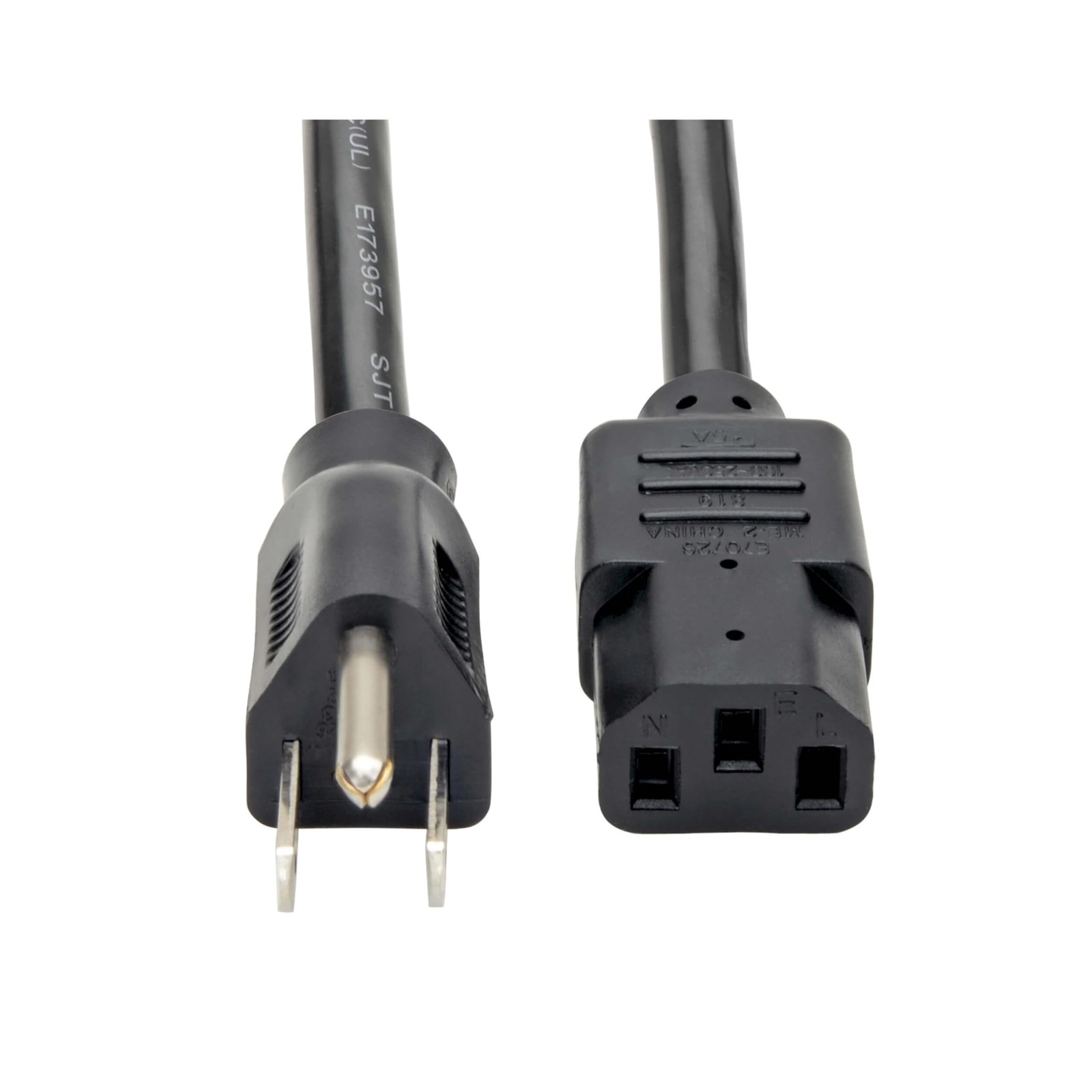 Eaton Tripp Lite Series 15 Amp Standard 6ft Computer Power Cord 6-feet, Black