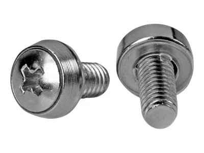 StarTech M6 Mounting Screws for Server Rack Cabinet - 50 Pack