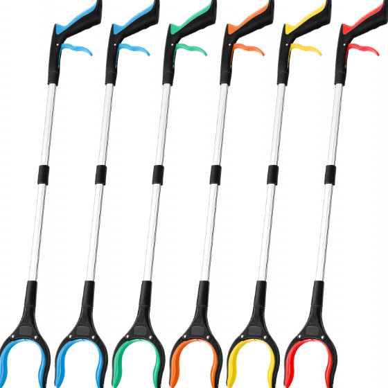 Grabber Reacher Tool 32 Inch Foldable Pick Up Stick with Strong Grip, Magnetic