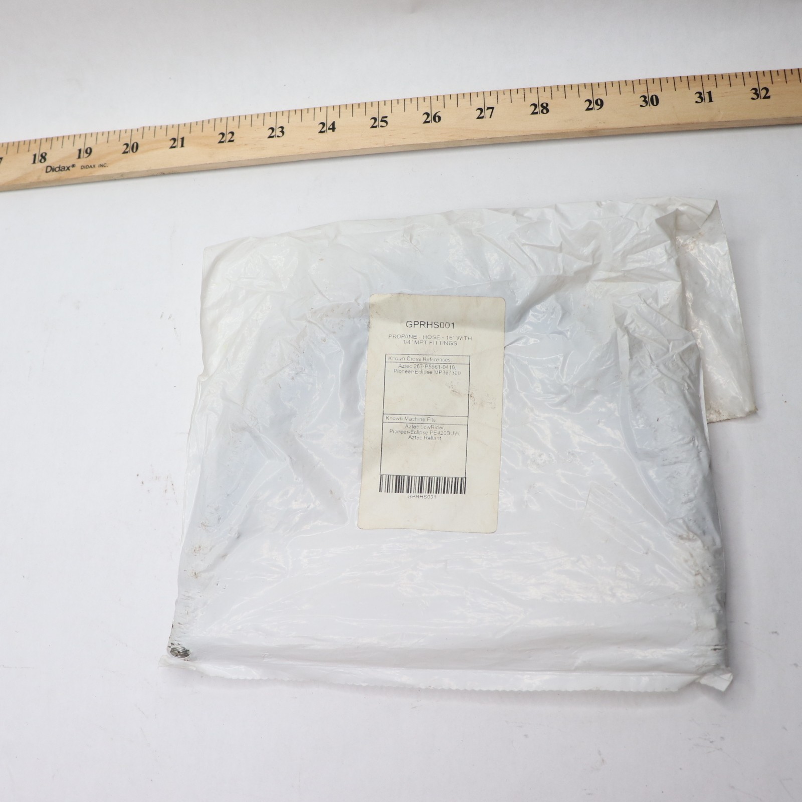 Propane Hose 16" w/ 1/4" MPT Fittings GPRHS001