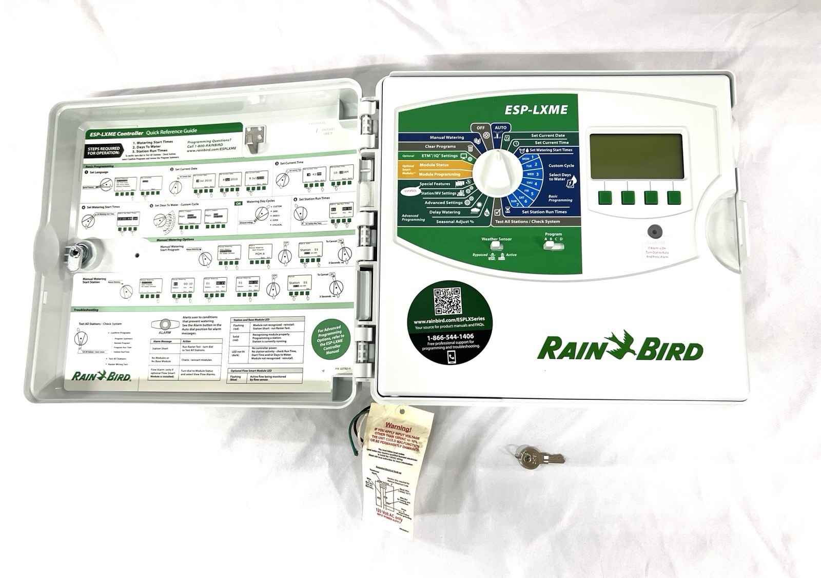 NEW Rain Bird ESP12LXMEF Sprinkler Controller w/ Modules & Keys