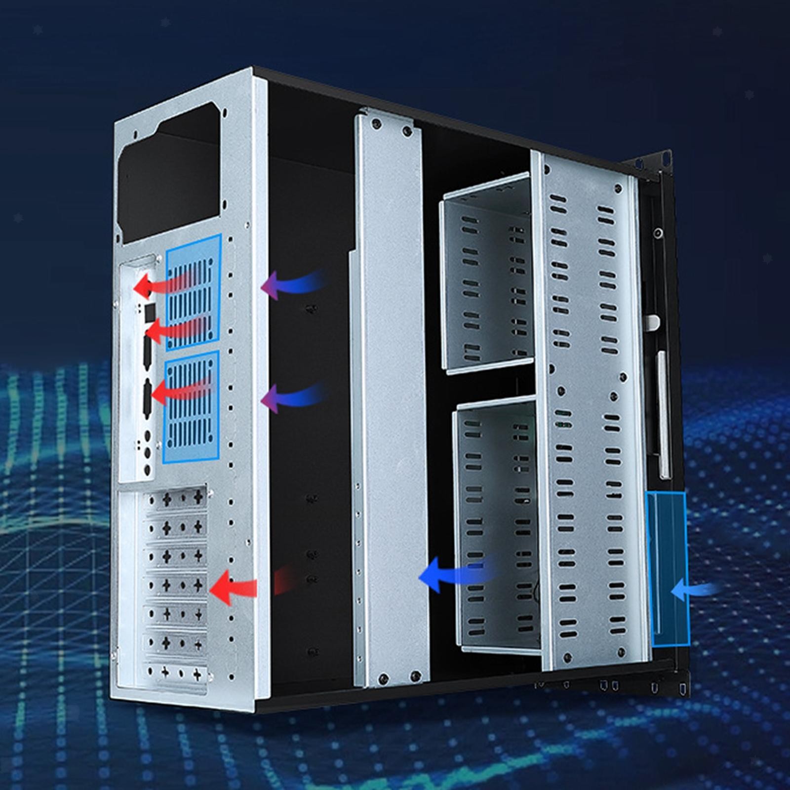 Server Industrial Control Efficient Cooling Steel RACKMOUNT Computer Chassis