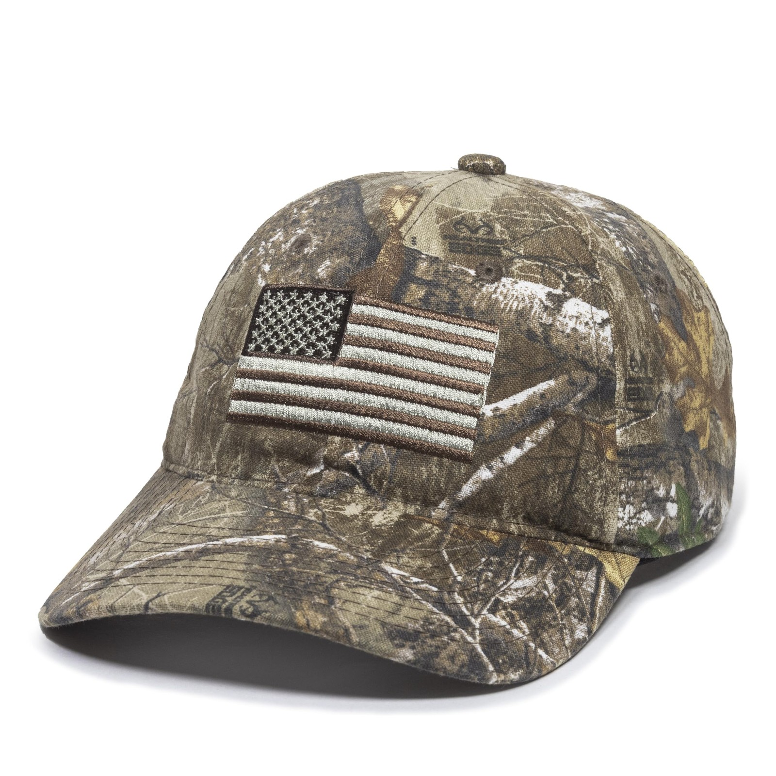 Outdoor Cap Men's Camouflage Americana Cap, One Size