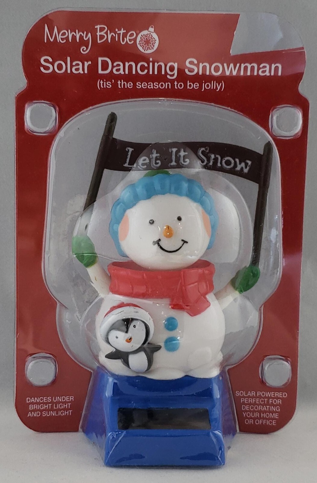 Merry Brite Solar Dancing Snowman (Tis The Season To Be Jolly)