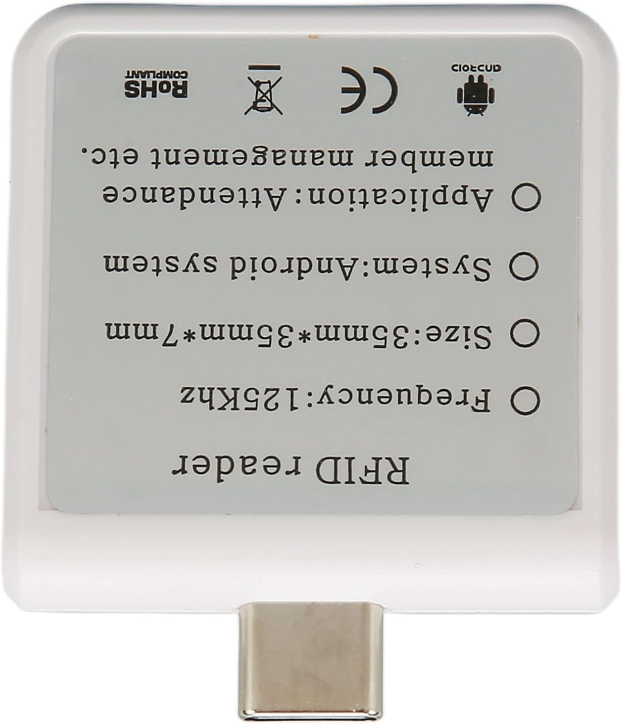Cosiki Square Card Reader Credit Card Reader ID Mobile Phone Type C Interface