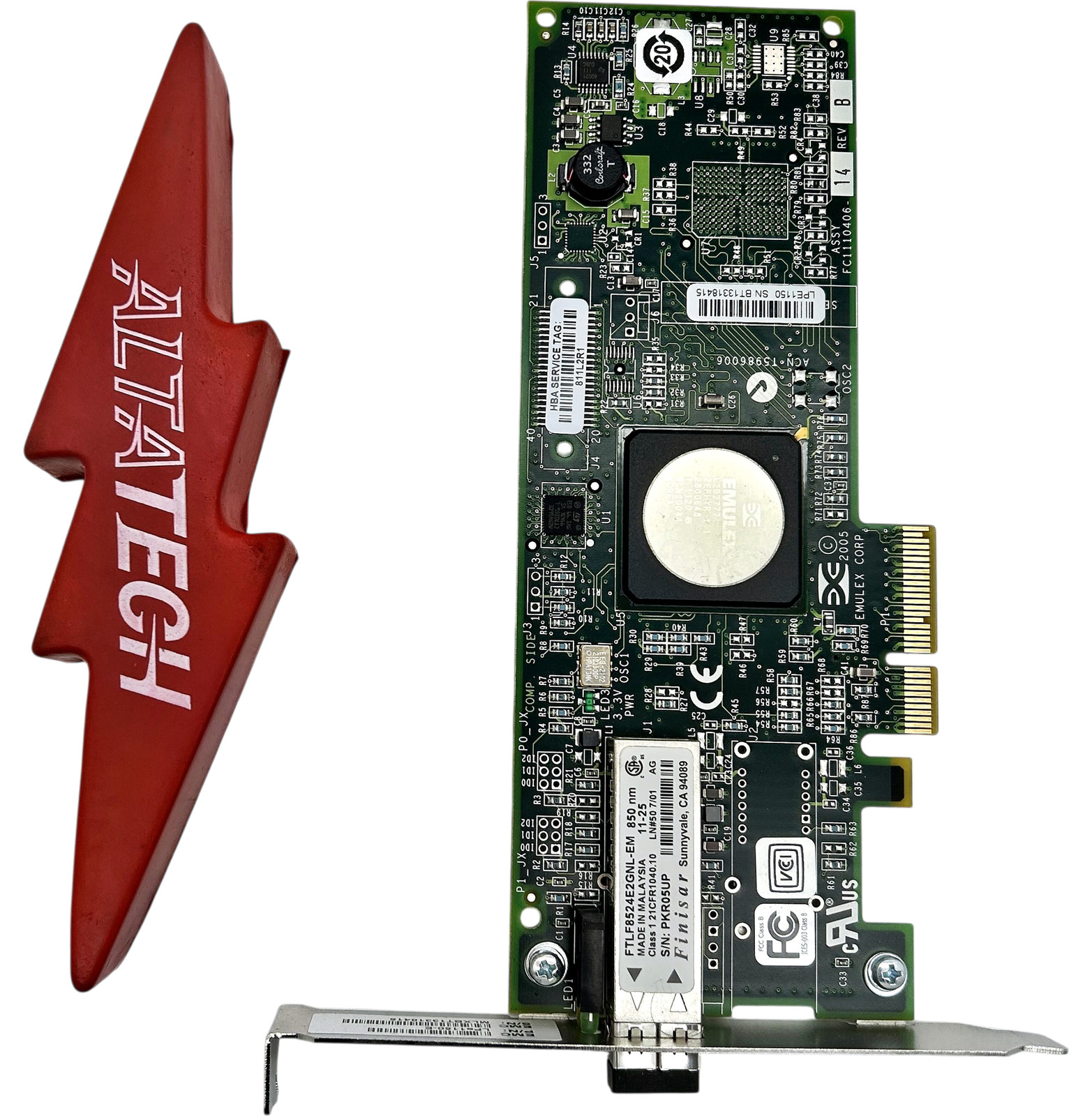 Dell 0CD621 EMULEX 4GB Optical Fibre Channel HBA Kit Hos Bus Adapter LP1150