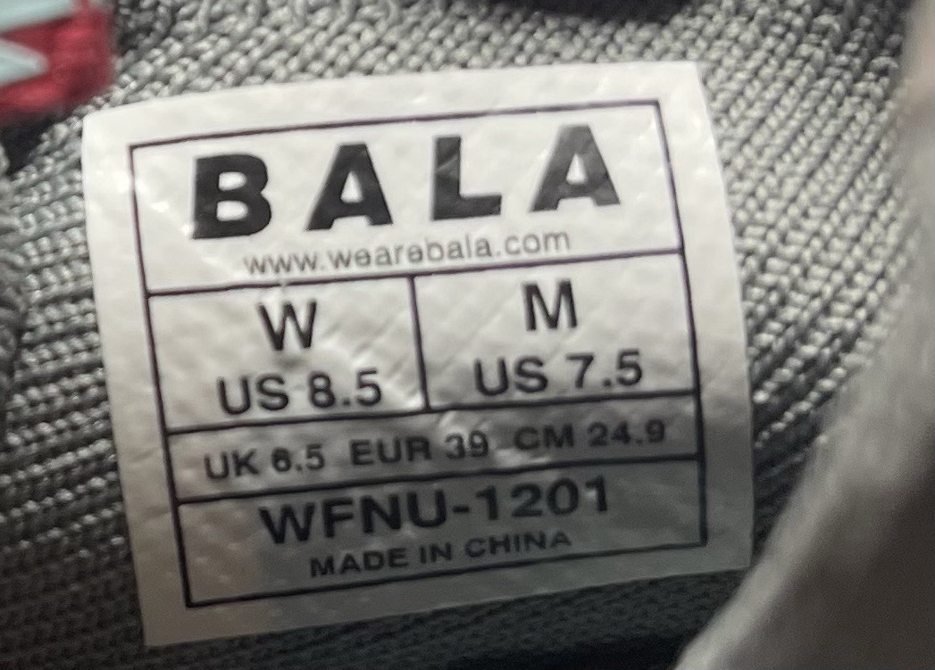 Bala Twelves 12 Womens Size 8.5 Nursing Shoes Gray Silver Comfort Sneakers. NEW