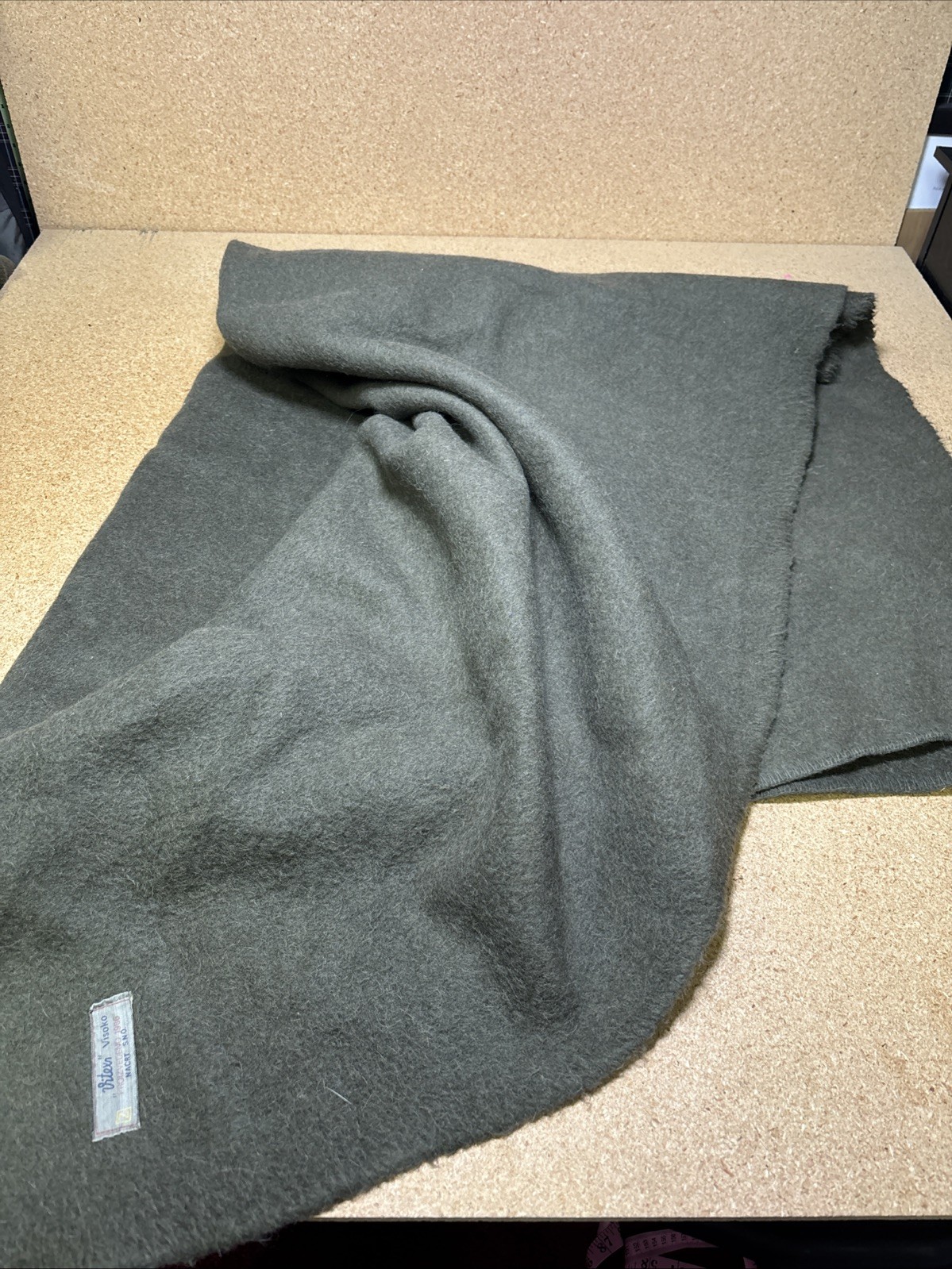 Vintage 1986 Military Blanket Yugoslavia? 50” X 76”