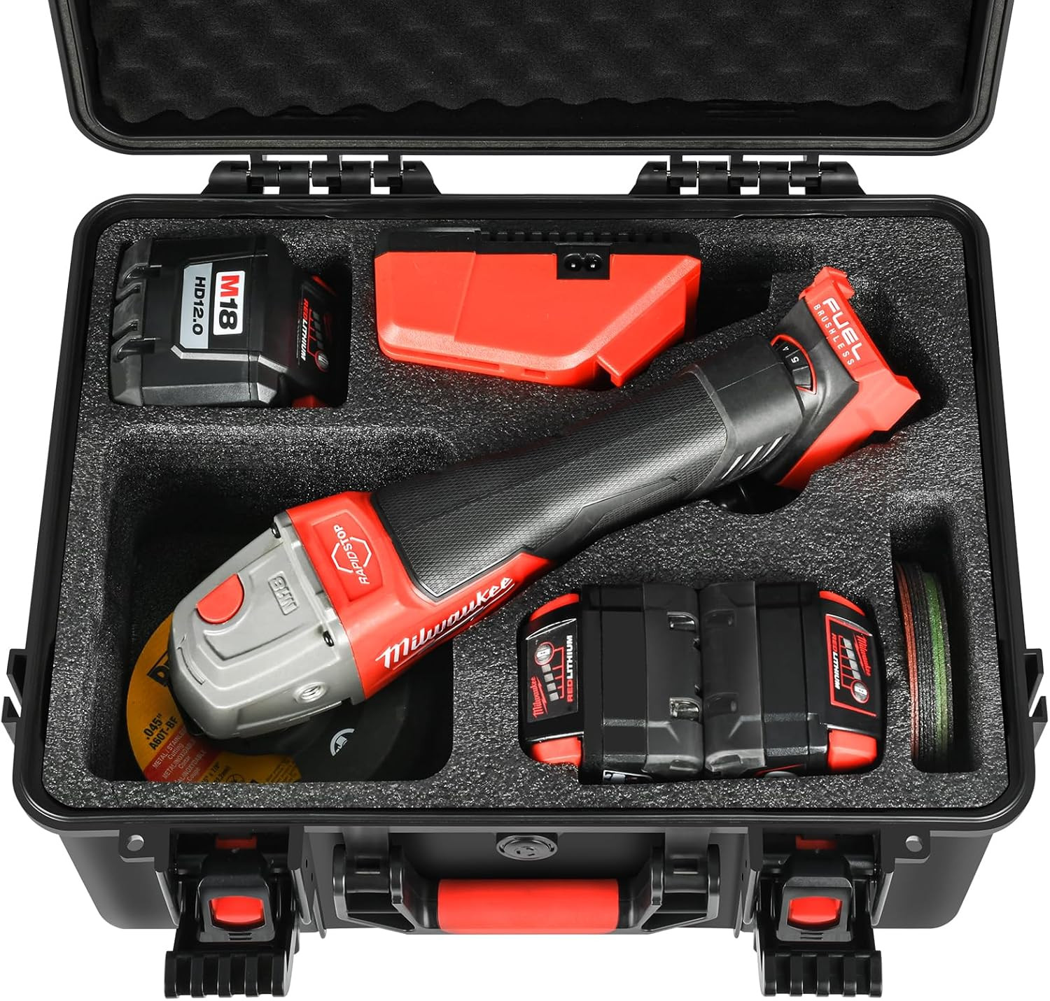Case for Milwaukee M18 Angle Grinder - Custom Power Tools Hard Box | Custom Case
