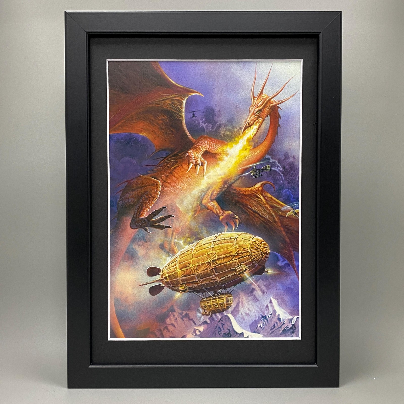 GOTREK AND FELIX FRAMED ART. DRAGONSLAYER, DWARF, SLAYER WARHAMMER OLD WORLD AOS